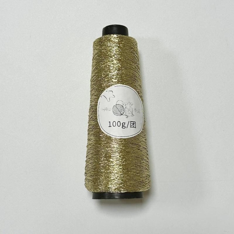Multicolor Fine Yarn Dia.0.8Mm Diy Metallic Color Core-Spun Crochet Silk Hand-Woven Sewing Crochet Accessories