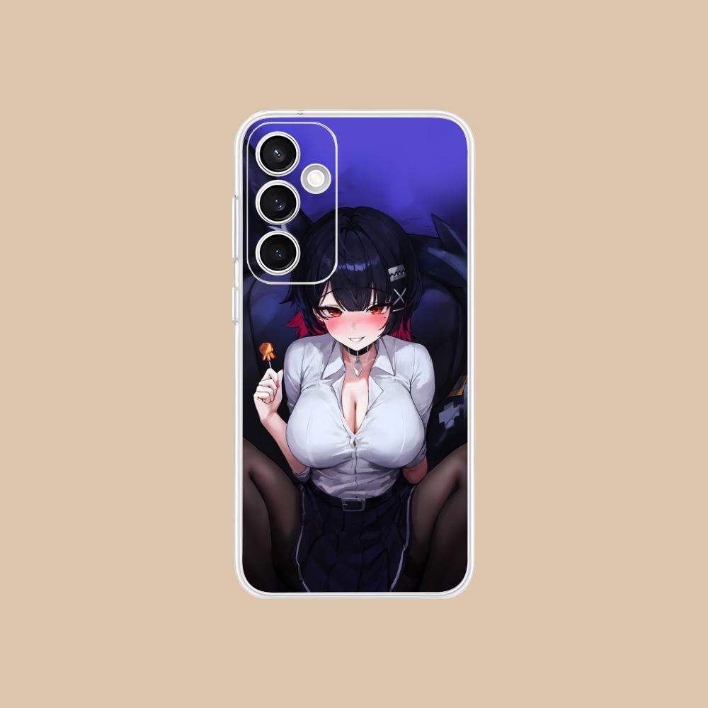 Zenless Zone Zero Ellen Joe Handyhülle für Samsung Galaxy S25 S24 S23 S22 S21Plus FE Ultra Klar Farbe Schutzhülle Luxus