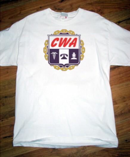 

CWA Communications Workers of America t-shirt 4XL