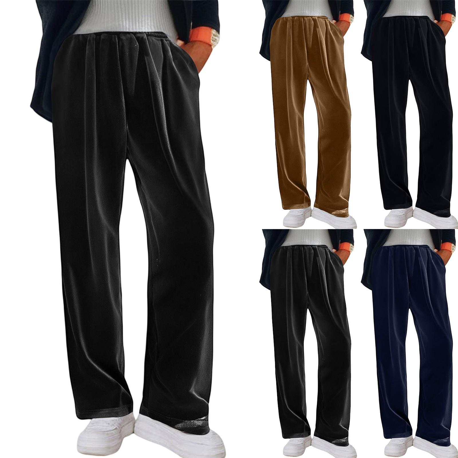 

Ladies Loose Comfortable Casual Fashionable Solid Color High Waisted Pants And Wide Leg Pants XL Темно-синій