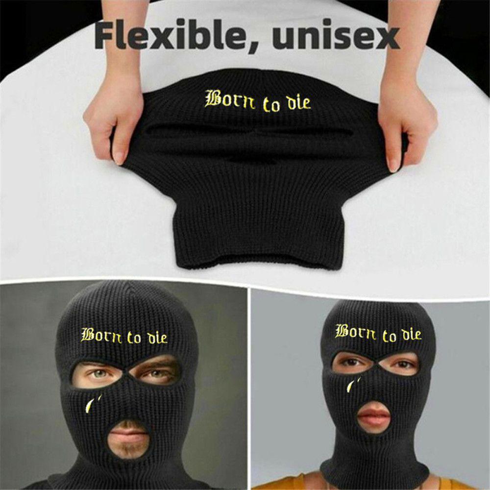 Cycling Thermal Windproof Full Face Cover Ski Mask 3 Hole Balaclavas Neck Warmer