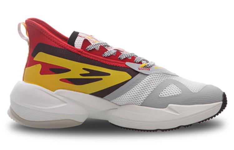 Li Ning Exceed Cushioning Slip Resistant Abrasion Resistant Low top Running Shoes Men's Vermilion AGLQ029-1