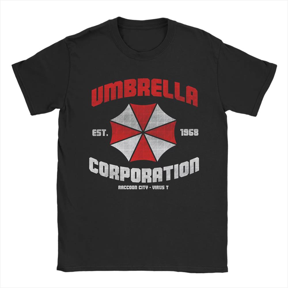 

Футболки Umbrella Corp Residents Evils для мужчин и женщин Хлопок Удивительные футболки С круглым вырезом Футболка с коротким рукавом Одежда Плюс S... S разноцветный