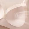 Lace Invisible Bra Women's Breathable Underwear Women's Gathering Bra One-piece Fixed Cup Soft Support Bra Push Up Bra