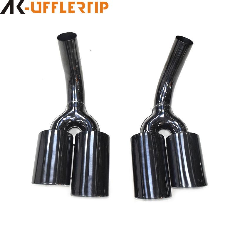 Exhaust Tip for Mercedes-Benz G-Class (09-16): Options for Single, Dual, or Quad Black Outlets