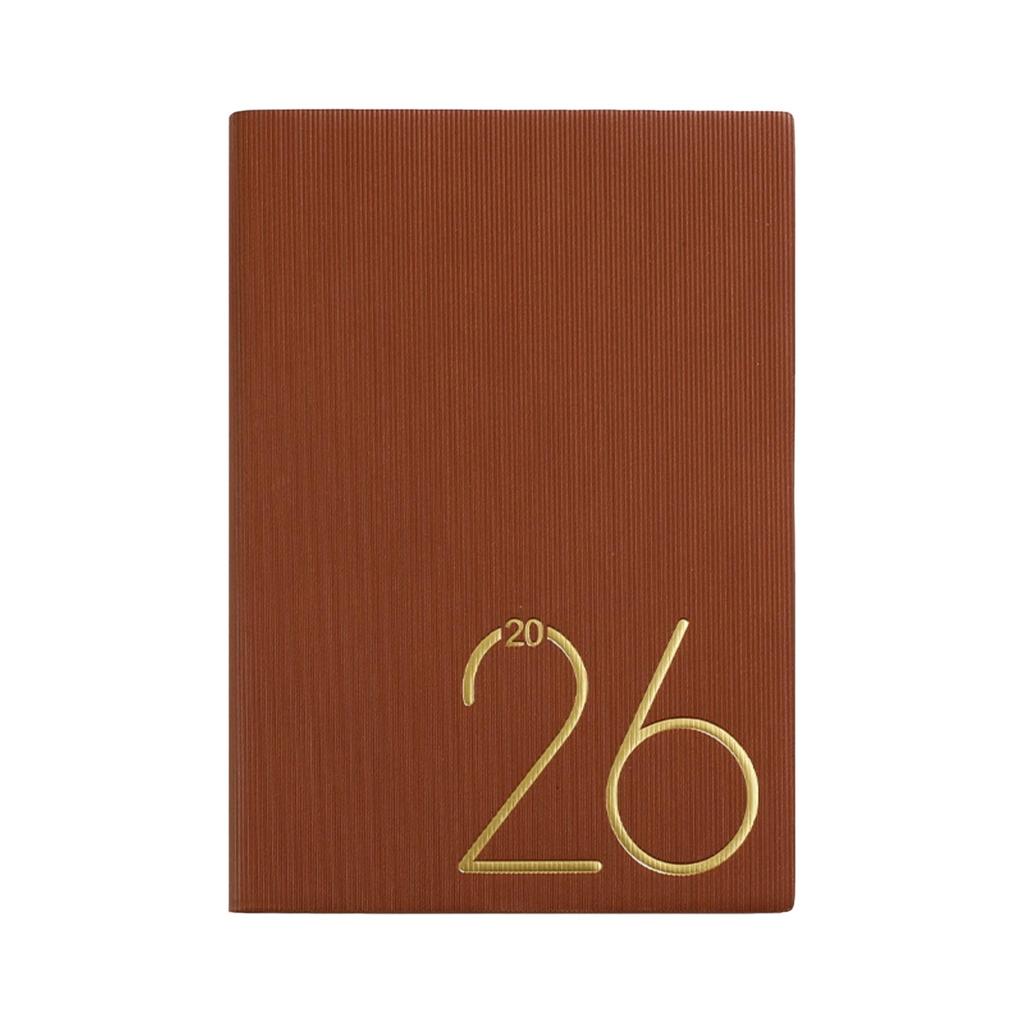 2026 English Calendar Calendar Book Daily Plan Notebook Portable A7 Pocket Calendar