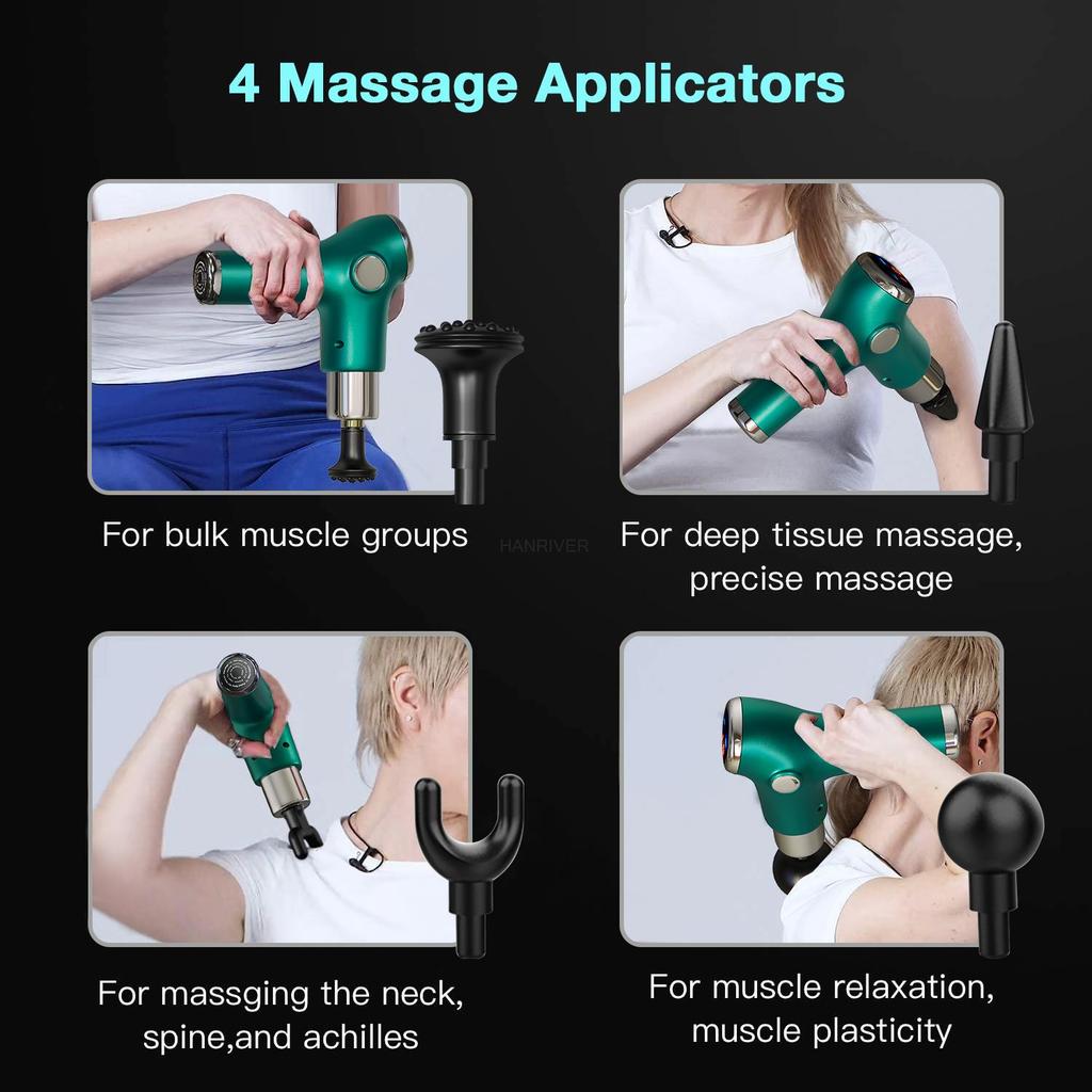 Muscle Massage Gun Mini Pocket 32 Speed vibration Body Deep Relief Pain Slimming Fascial gun Electric Back neck Massager Gun