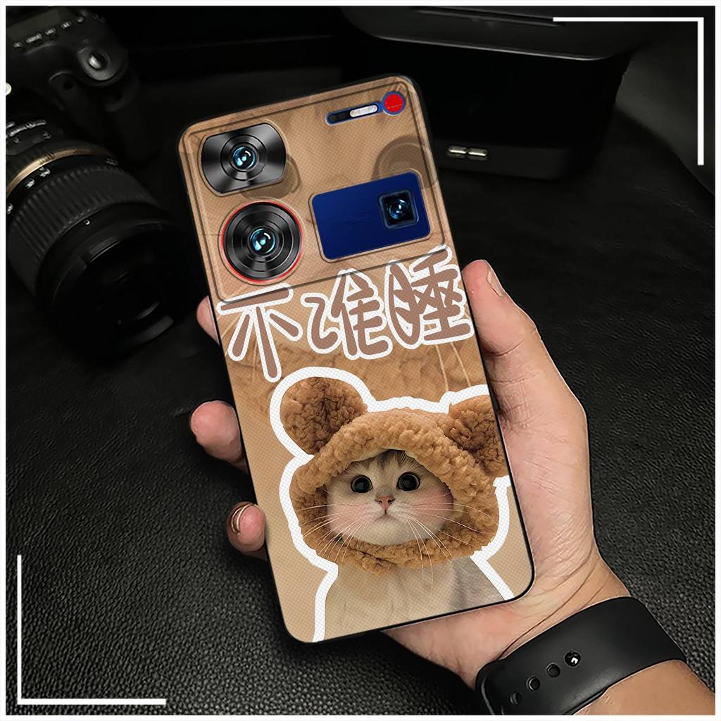 Nárazuvzdorné pouzdro na telefon Pouzdro na telefon Pro ZTE Nubia Z60 Ultra TPU Graffiti Módní design Pár Ochranné Protiprachové Roztomilé