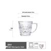 Shangqi Nordic Glacier Pattern Glass Cup Set
