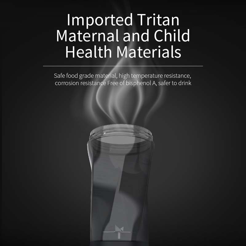 Personal size blender rechargeable 6-blade cordless portable orange juice maker mini juicer milkshake smoothie