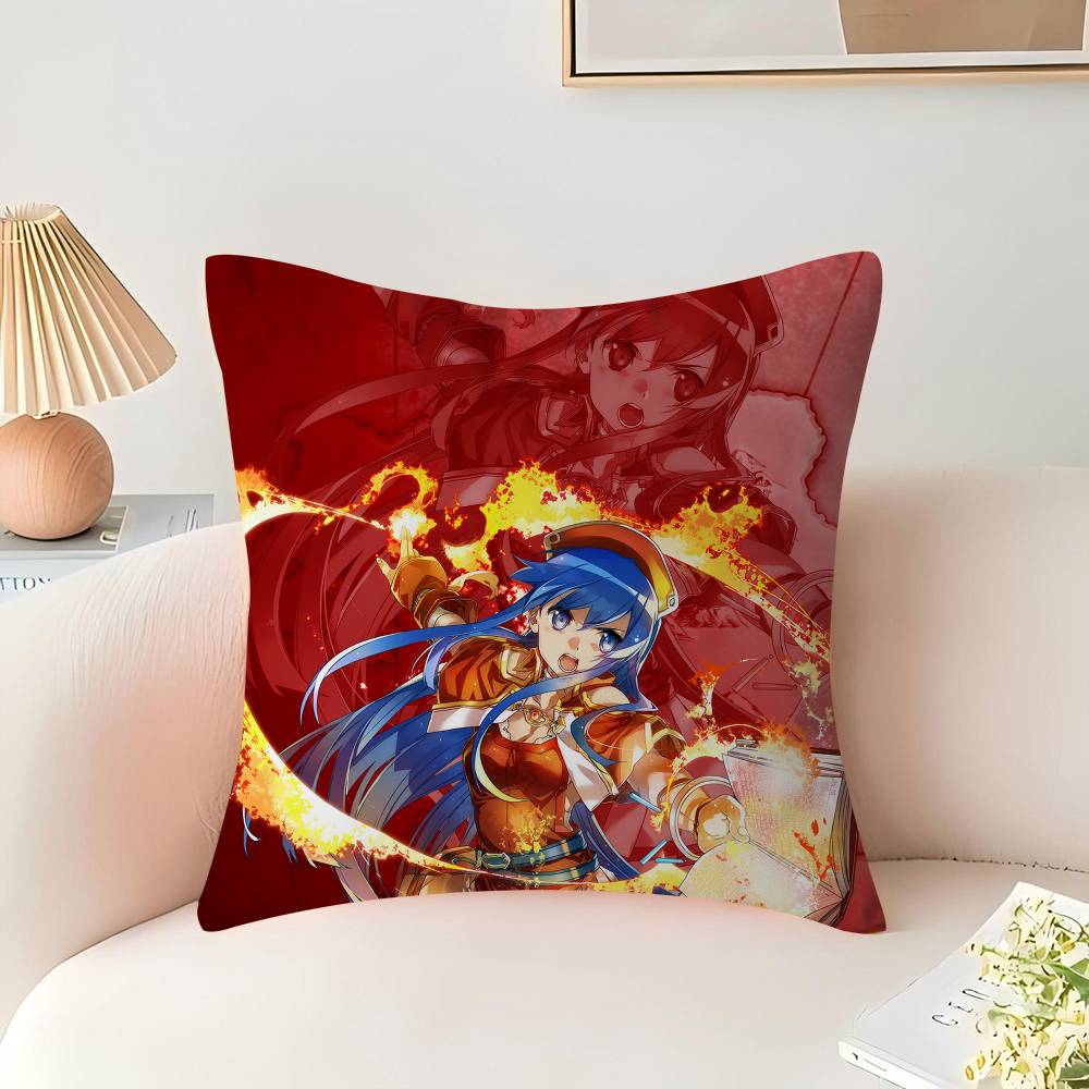 

F-Fire E-Emblem Personalized Pillow Cover Kids Bedroom Wild Party Decor Pillowcase kid Birthday shower Gift 16x16Inch