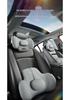 Memory Foam Car Seat Headrest and Lumbar Support Pillow Set