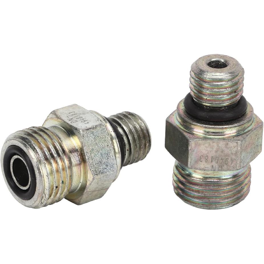 

2 шт. Соединители для подачи масла на турбину, Фитинги для линии подачи масла на турбину 4940183, Фитинги для линии подачи из металлического сплава, Замена для 5.9L 24v 1998.5‑2006