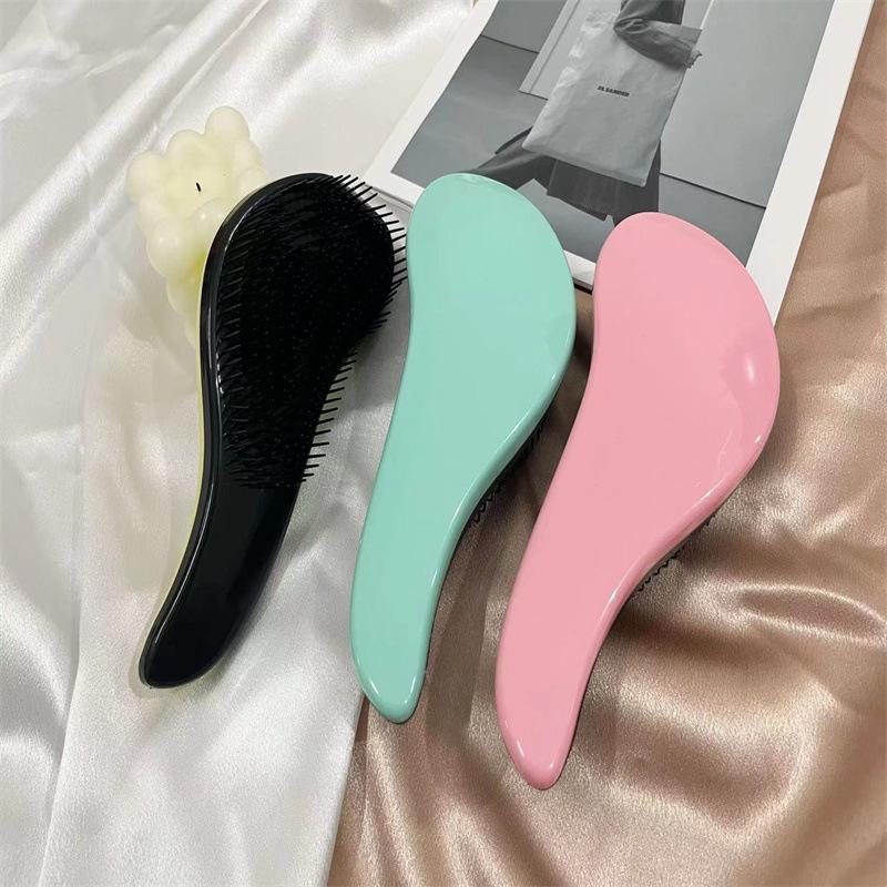 Anti-Static Cross-Border Massage Hair Comb - TT Smooth Plastic Hairdressing Tool
