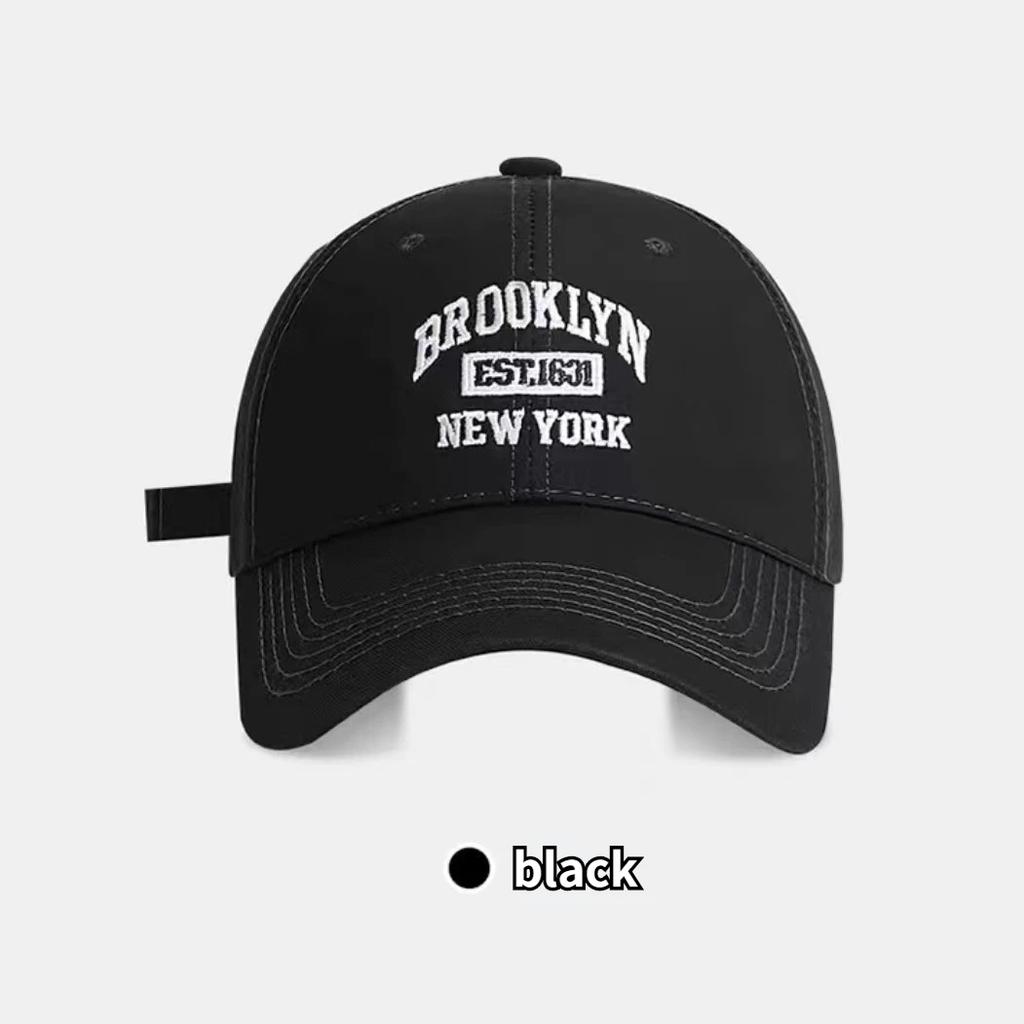 Baseballówka z haftem litery Damska Twarda Czapka z Daszkiem Duży Daszek Outdoorowa Ochrona Przeciwsłoneczna Unisex Czapka Snapback Sportowa Codzienna Męska Czapka Hip Hop