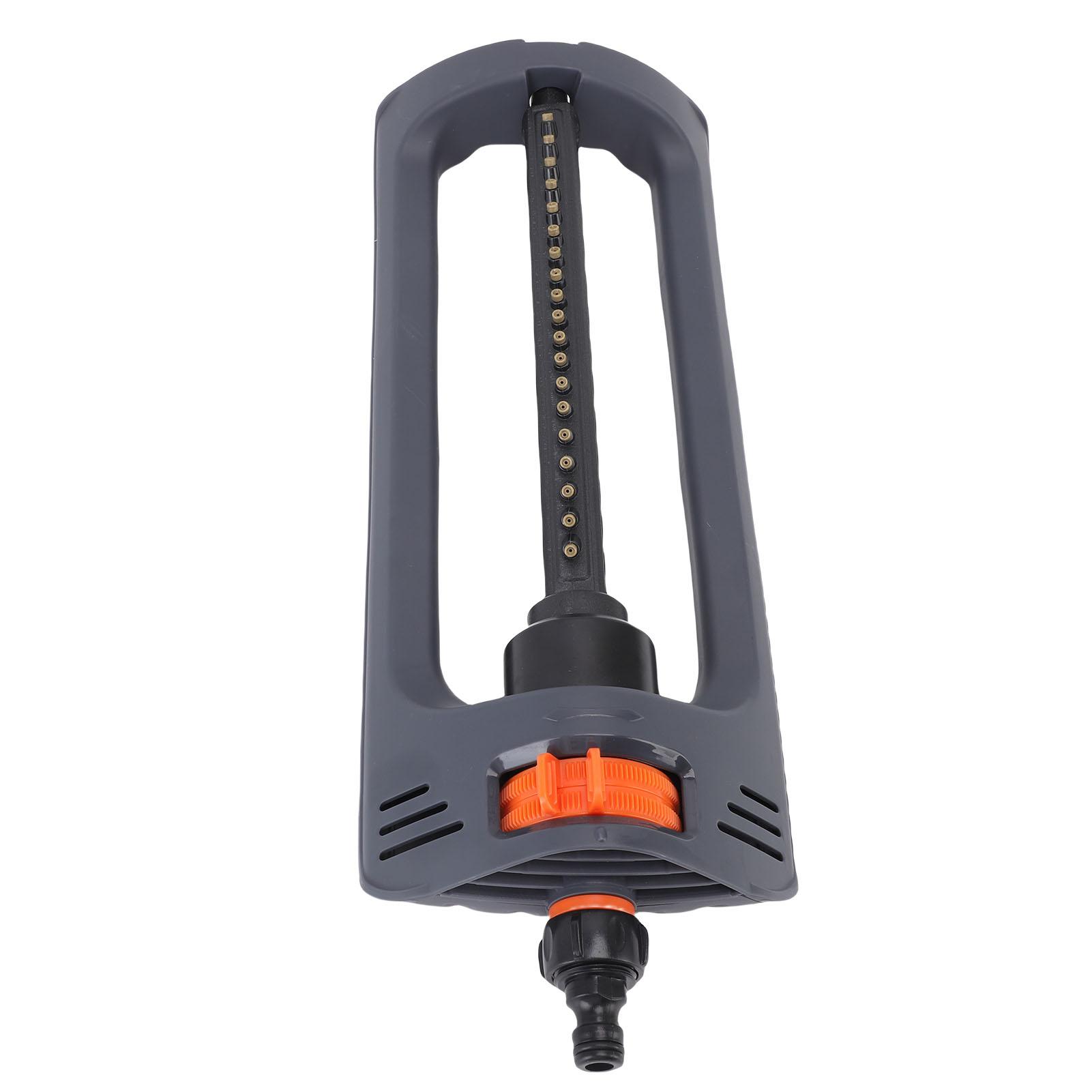 

Lawn Sprinkler with Weighted Base 19 Holes Garden Water Oscillating Sprinkler Covers Up to 4000 Sq Ft for Yard