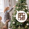 Weihnachtsbaumkugeln Ornamente 9 Stück Saisondekorationen Bruchsichere Kugeln Weihnachtsbaumschmuck Für Zuhause Winter