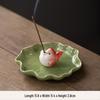 Handmade Ceramic Lotus Leaf Ornaments for Home, Office, or Showroom Decor