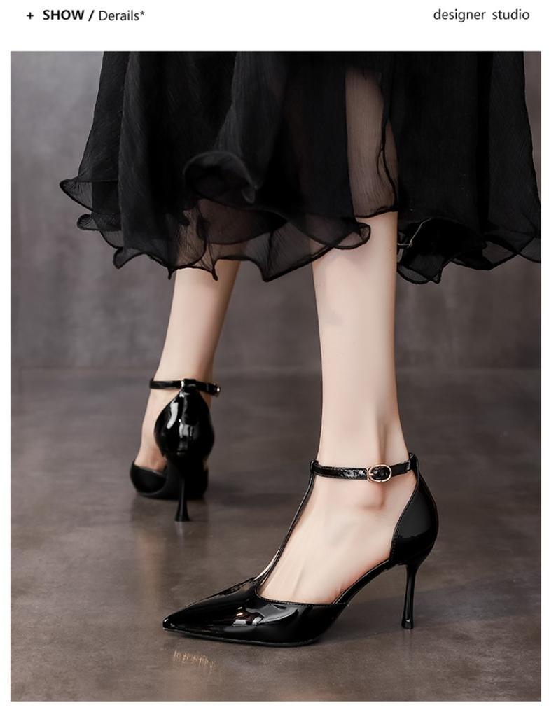 fashion Spring Autumn Brand Women Pumps Shoes Fashion Pointed Toe Ladies Elegant Hollow Out Sandals