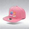 1/2PC Flat Brim Snapback Hat, Breathable, Melting Ice Cream 67 Print, Dopamine Streetwear for Men Women
