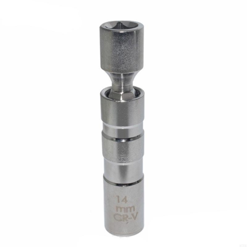 H7EE 14mm 16mm Thin Wall Swivels Socket 3/8inch Drive 12 Point Socket Removal for Motorcycle