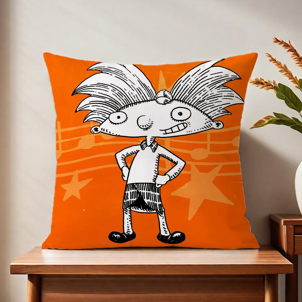 Children HHey AArnold Cushion Cover For Pillow Printing Sofa Decoration Home Car Room Coffee Shop Office Nordic Simplicity