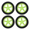 4PCS 1/10 RC Tires Excellent Grip Long Lasting Durability RC Car Tyres Wheel for HSP 94166 94106 94155 RC Cars