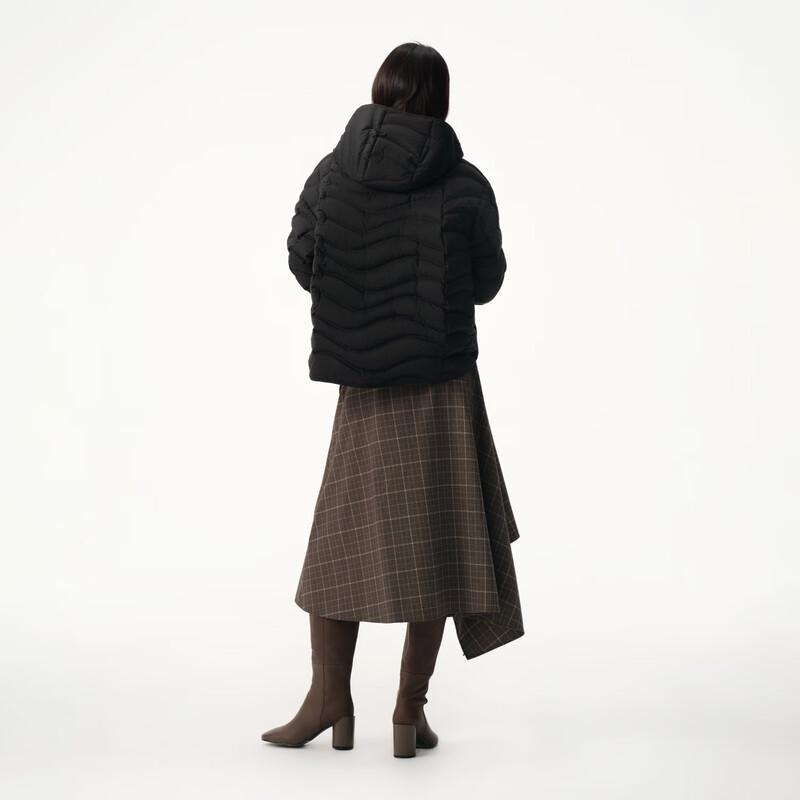 Broadcast Women's Short Hooded Down Jacket