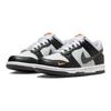 Nike Dunk Low Black Bright Mandarin Mini Swoosh GS Sneakers FN7784-001