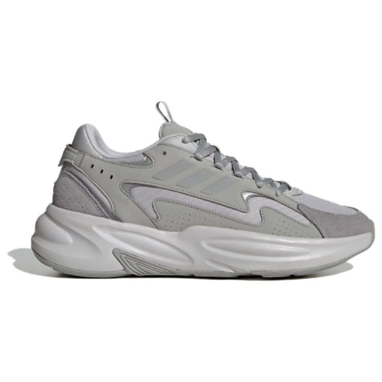 Adidas Comfortable Versatile Low-Top Casual Running Shoes Unisex Sneakers Gray ID3575