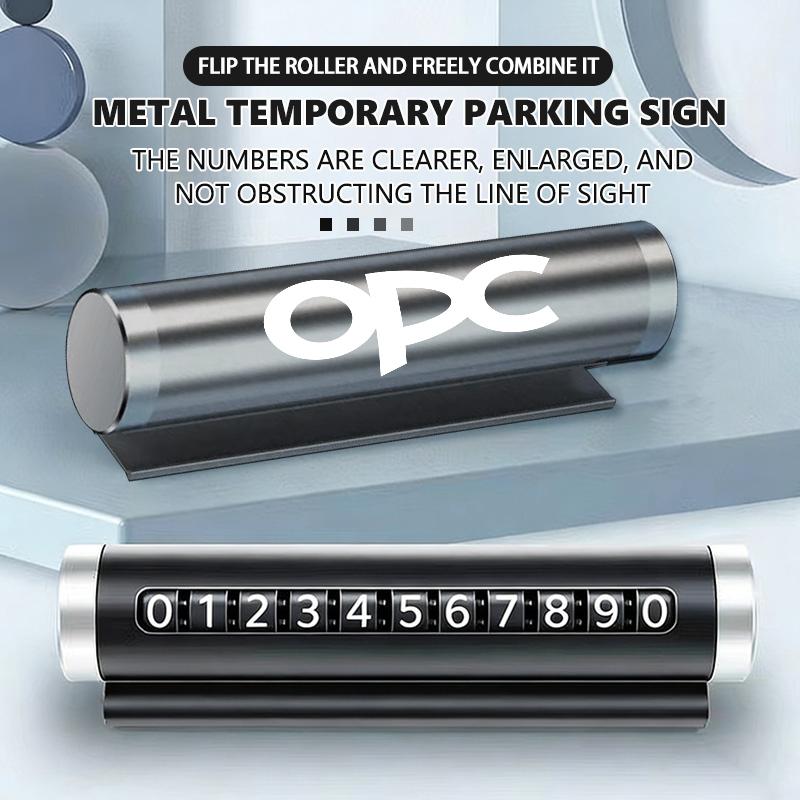 Car Temporary Parking Phone Number Card Plate Telephone Park Stop For Opel Astra H K J G Corsa E D OPC Insignia B Vectra Mokka Hj3