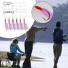 6pcs Fishing Hooks Accessories Colourful Plastic+steel