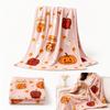 Cozy Halloween Flannel Blanket Soft Throw for Bed Couch and Sofa