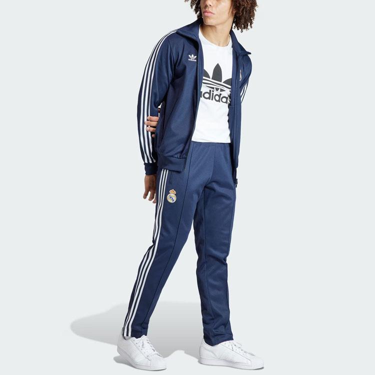 Adidas Originals Real Madrid Beckenbauer Track Pants Men Bottoms Legend-Ink IL1024