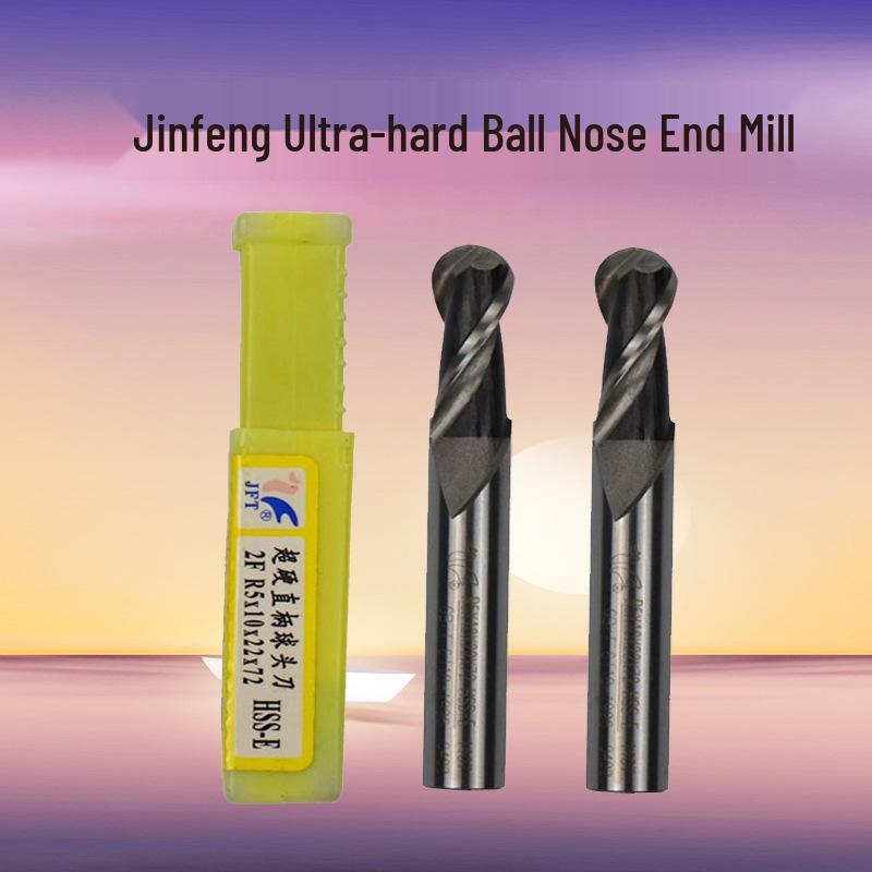 Guizhou Jinfeng High-Speed Steel Ultra-Hard Spherical Ball Nose End Mill R-Cutter (R3-R6)