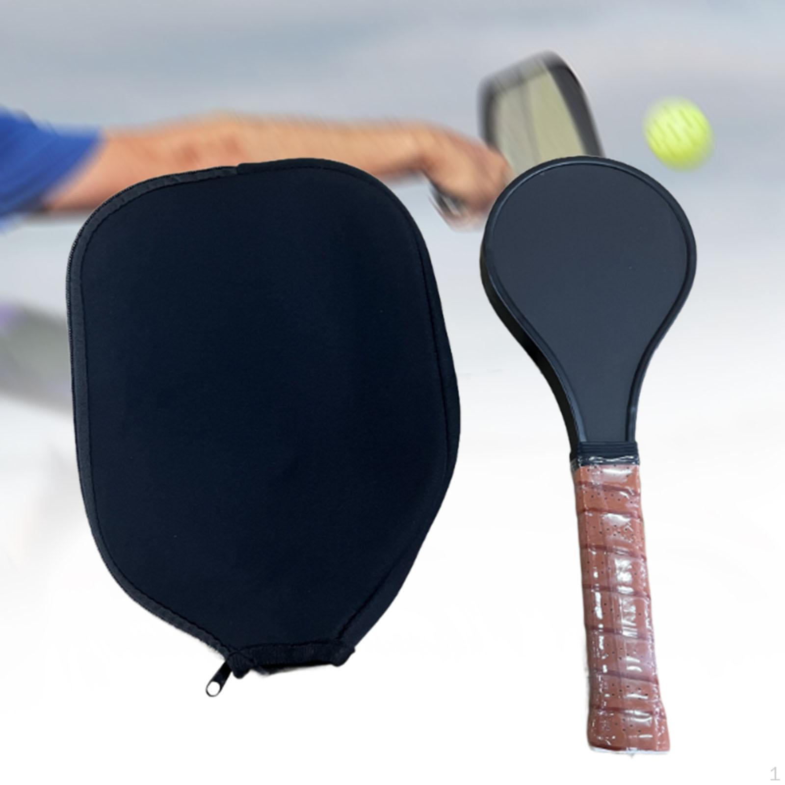 

Ракетка Pickleball Sweet Spot Paddle з вуглецевого волокна для початківців і досвідчених, з довгою ручкою Brown w Paddle Cover