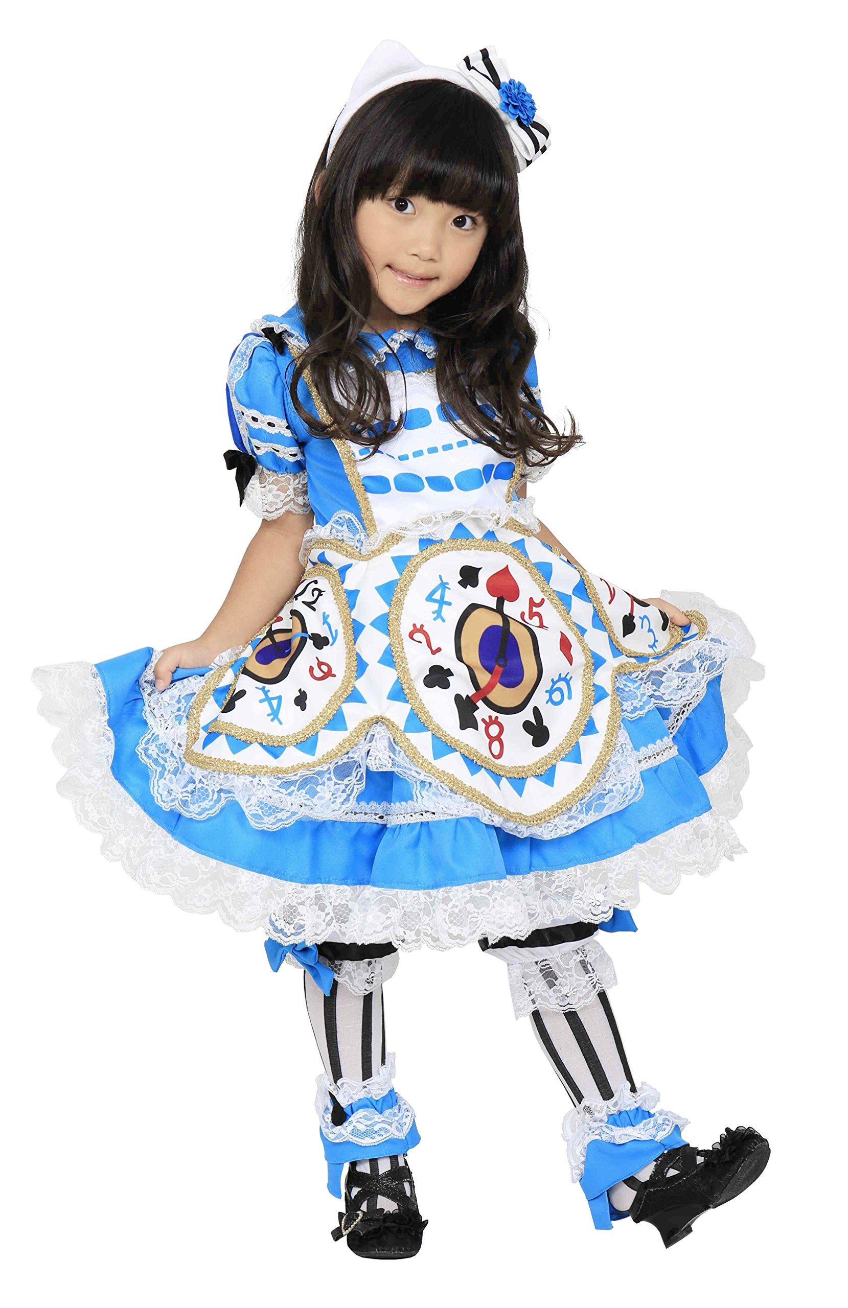 

Sanrio Alice Kitty детский костюм синий для девочек 80см-100см