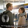 Travel Neck Pillow for Plane,U-Shaped Memory Foam Pillow,Portable& Comfortable for Flight Headrest Sleep,Light Grey