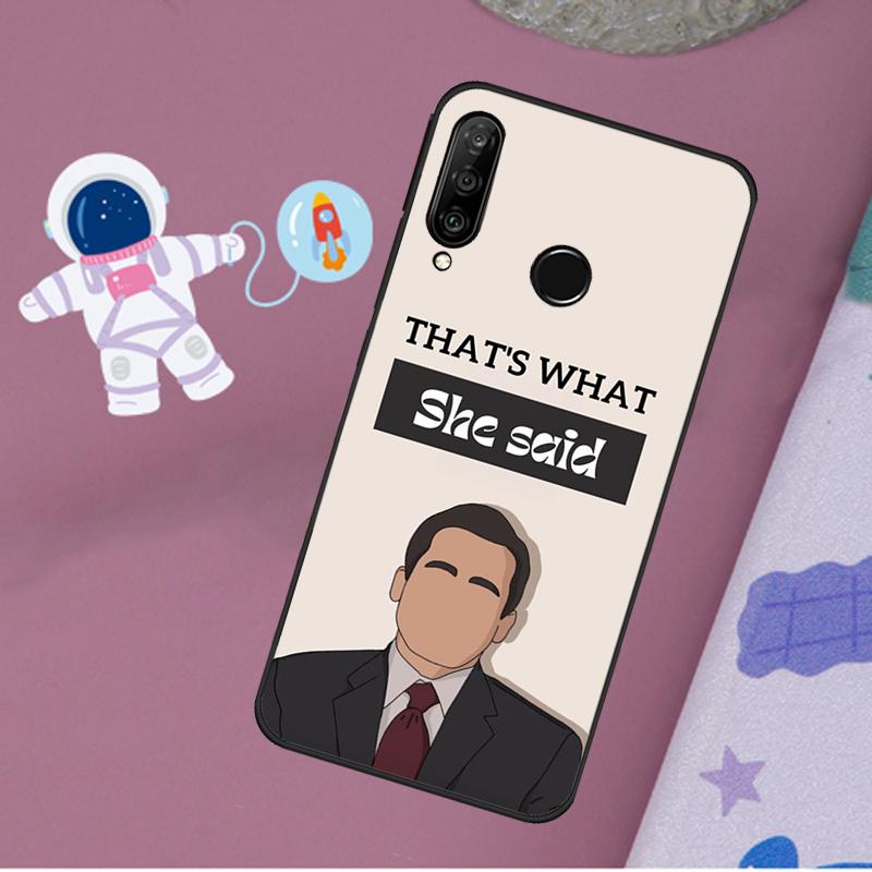 The Office Dunder Mifflin For Huawei Nova 11i 7i 8i 12i 12s Y73 Y70 Y90 Y60 Y72 Y61 Y91 9 10 SE P40 Lite P30 Pro Case
