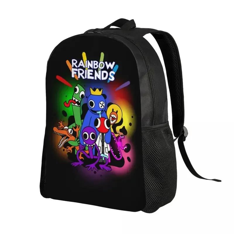Răcnet Prieteni Curcubeu Îmbrățișați Rucsac de Călătorie Bărbați Femei Școală Geantă pentru Laptop Geantă pentru Colegiu Student Daypack Genți