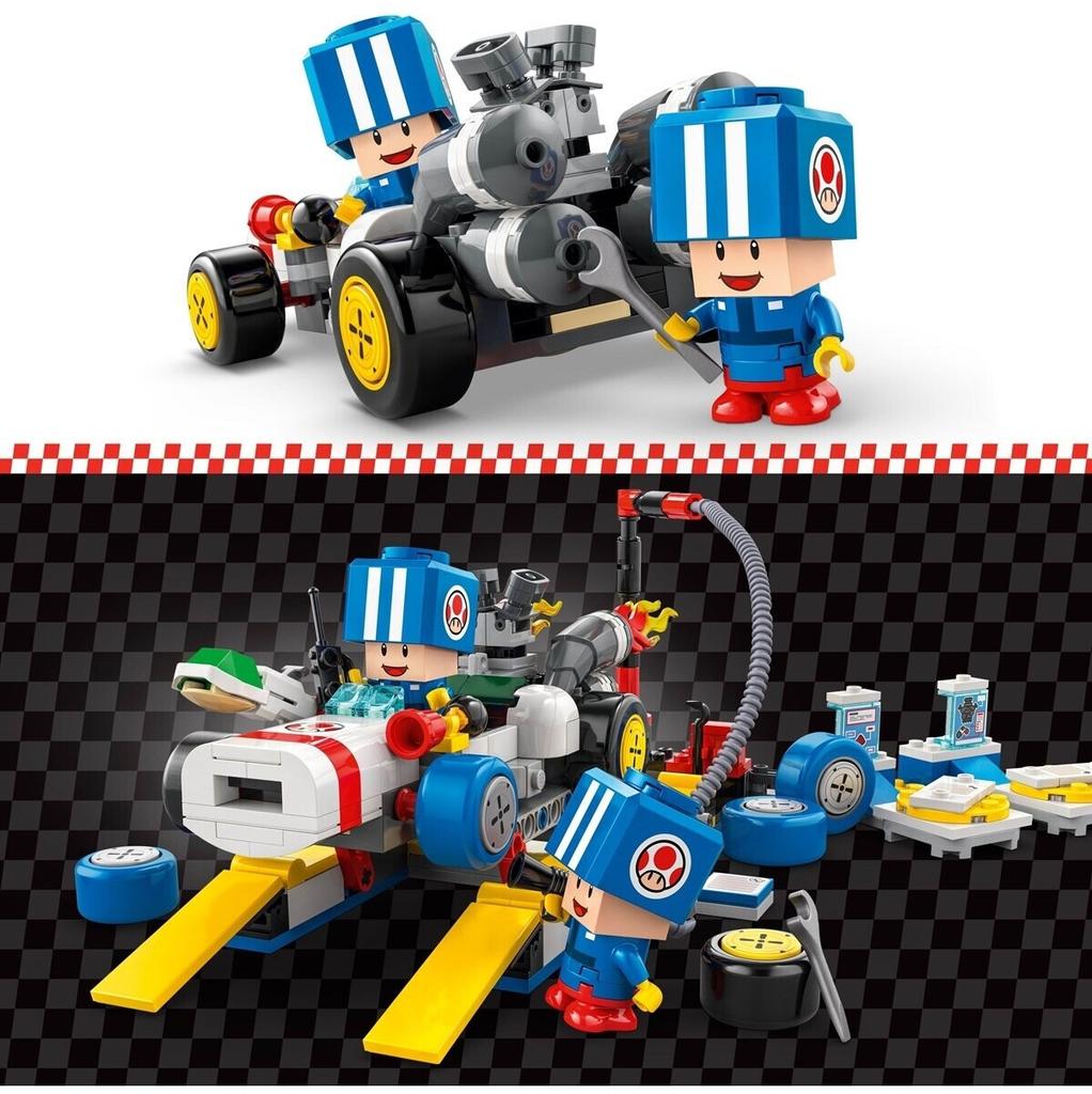 LEGO конструктор Super Mario – Mario Kart – Мастерская Тоада (72035)