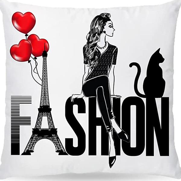 Perfume Bottle Pillow Cover Fashion Women'S Pet Home Sofa Car Ornament French Cushion Cover Premium Durable Quality