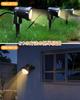 Herimo 5W Warm White LED Garden Lights, 3000K, 400LM Spotlights, IP65 Waterproof Garden Lighting, 3M Power Cord, Rotatable Up/Down/Left/Right, Landsca