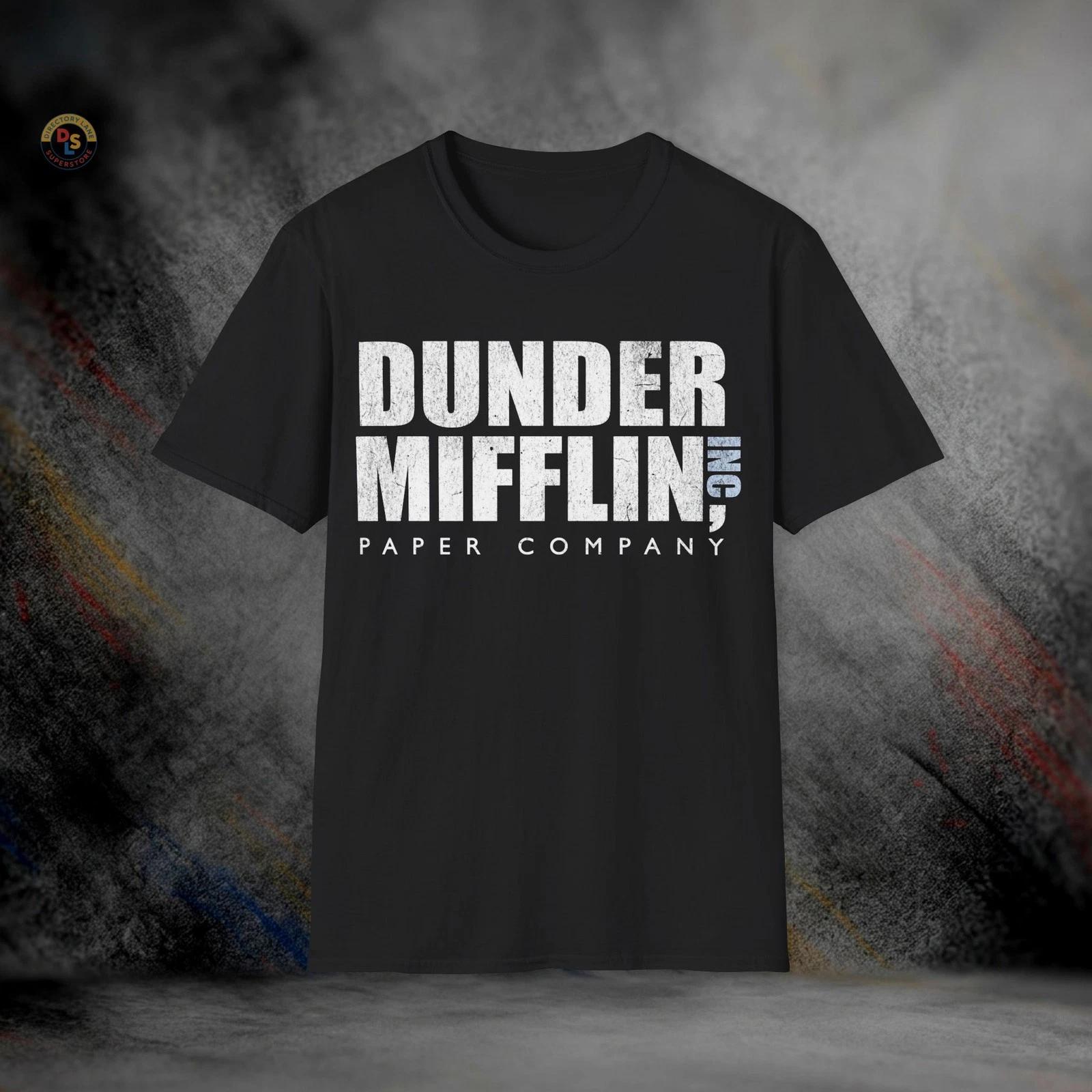 Dunder Mifflin Inc Paper Company Office Vintage T-Shirt | Softstyle Tee S