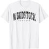 Woodstock New York Vintage Retro US City State NY Travel T-Shirt(1)