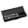 TONE Hexagon Socket Wrench Set Set (Black) H3082BK, 9.5mm (3/8") Drive, 10-Piece