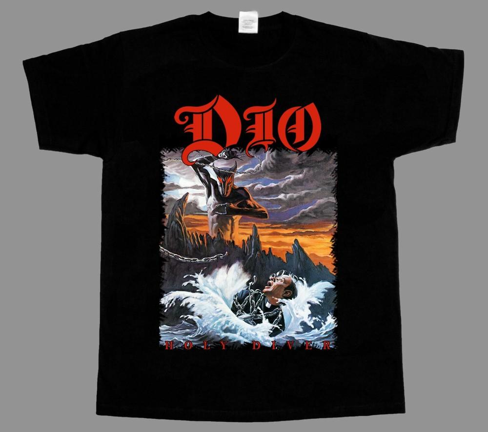 DIO Holy Diver NEW BLACK T-SHIRT Unisex T-Shirt XXXL