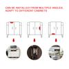 12 Pieces Cupboard Kitchen Furniture Magnetic Cabinet Door Latch Closures White Plastic Strong Powerful Magnet Catch
