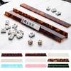 1/4Pcs American Mahjong Rack with Pusher Non-slip Acrylic Mah Jongg Tile Holder