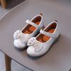 Baby Casual Shoes Lightweight Antislippery Princess Sequins Dress Shoe Bowtie Rhinestone Boutique Children School Footwear